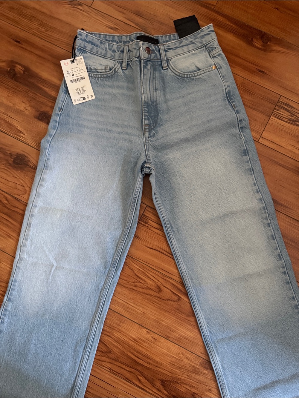 Zara Light Blue Men’s Straight Jeans